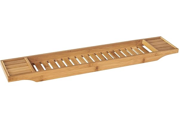 SoBuy, Badkarshylla med glidskydd, Längd 80 cm, Testad för 3 kg, FRG212-N