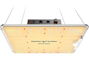SPIDER FARMER EVO SF1000 LED Grow Light with Samsung LM301H EVO High Efficiency & Dimmable Lighting Full Spectrum Grow Light for Indoor Plants Veg Bloom Growing Lamps for 2x2/3x3 Grow Tent