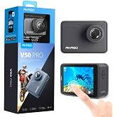 AKASO V50 Pro Sports Camera 4K 20MP Hiking Action Camera | 30M Waterproof Water Camera with Touch Screen, 170&deg; Wide Angle, EI