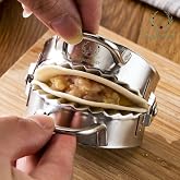 Yasamazing Big Size Stainless Steel Dumpling Momos Maker Dough Pres Mould Wrapper Dough Cutter for Kitchen Making Tools (1 pc