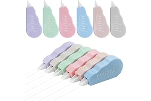 GLAITC Korrekturband Korrekturroller,12 Stück Korrekturmaus Set Korrekturband für junge Mädchen Jungen Studenten,Korrekturband Roller,Ungiftig Korrekturband Abdeckung für Büro Klassenzimmer Supplies