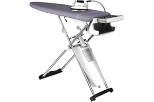Laurastar S Pure Xtra Système de repassage, Vapeur Hygiénique Elimine Bactéries et Acariens, Table Active, Roulettes, Réservoir Amovible