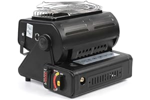 Chauffage au gaz 1300 W - Chauffage portable - Chauffage extérieur - Pour caravane - Chauffage à gaz - Brûleur en céramique