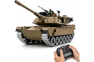 AoreSpty RC Stridsvagn 1:18, Körklart, Rök, Ljud och Ljus, Modell T1 | Roterande torn, rök, ljud och belysning. Se funktionerna och konstruktionen i denna modell på nära håll.