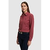 U.S. Polo Assn. Kadın Vişne G&ouml;mlek Basic 50324791-VR223
