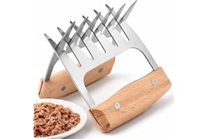 HTRTRR 2 pezzi artiglio orso BBQ, artigli per carne in acciaio inox, utensili BBQ professionali per pollo, bistecca, maiale – Accessori griglia per barbecue