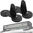 Willpower 2 Pieces Magnetic Base LED Light Bar Mounting Bracket, Strong Suction Cup Bracket for Off Road Truck Car Headlight Roof Light Bar.