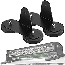 Supporti Per Barra LED Con Base Magnetica – 2 Pezzi, Antivibranti, Per Auto Camper SUV E Trattori