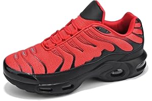 Amsion Homme Air Chaussures de Course à Pied Tendance pour avec Coussin Mode Baskets décontractées pour la Marche Le Tennis Le Basket-Ball la Gym Les Sports