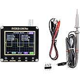 WANGCL Tragbares 138Pro-Oszilloskop-Set mit Hochspannungssonde, 2,4-Zoll-TFT-Display, digitales Mini-Oszilloskop, 200 kHz Ban