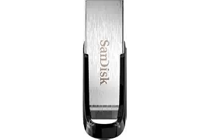 SanDisk Ultra Flair Pendrive 256 GB Memoria USB 3.0 (Velocidad de lectura hasta 150 MB/s, Protección con Contraseña, Carcasa de metal elegante y duradera, Plata) Negro