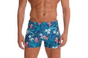 SUSENSTONE Maillot De Bain Homme Boxer Piscine Grande Taille Sexy Short Homme Sport Court Plage Natation Sexy Respirant Short De Bain Pas Cher Casual Slim Shorts