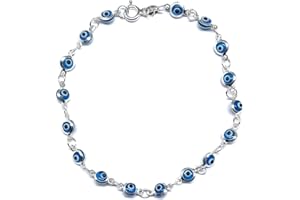 MYSTIC JEWELS by Dalia - Pulsera de Plata Mal de Ojo - 19cm