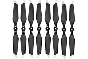 Tosiicop 4 Paar Mavic Pro/Mavic Pro Platinum Propeller Ersatz Propellerblätter Low Noise Quick-Release 8331F Flügel für DJI Mavic Pro/Mavic Pro Platinum Drohnen Zubehör Silberne Spitzen