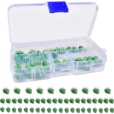 Screw Terminal Block: 10-Pin, 2.54mm Pitch, Side Entry