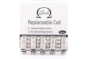 Innokin iSub Replacement Coils 0.5ohm For SMARTBOX Starter Kit,Cool Fire IV iSub VE starter kit,CoolFire IV Plus iSub A mini kit,CoolFireIV TC100 iSub VE kit - 5pcs in a pack