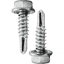 14 Autoforante Esagonale Rondella Testa Acciaio Vite Set 50 - Foto 8