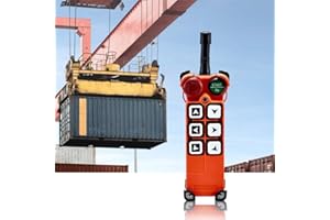 MXBAOHENG Drahtlose Kransteuerung 220V fernbedienung kran funk Industrieller Kran Fernbedienung F21-E1 elektrische Windenfernbedienung mit 1 Sender & 1 Empfänger AC/DC