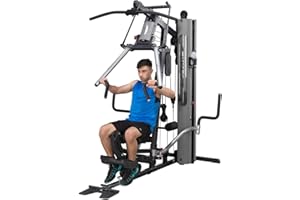 Body-Solid G-6B Kraftstation | Ganzkörpertrainer | inklusive 95kg-Steckgewichtsblock | Home-Gym | Fitnessstation | Multi-Gym | Power-Tower für zuhause