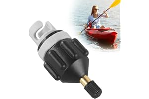 Ledoo Accessorio per Pompa Gonfiabile SUP Adattatore per Valvola Pneumatica Portatile Adattatore per Valvola Pneumatica per Canoa SUP Canoa Kayak Imbarcazione Gonfiabile