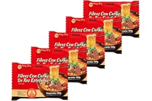 YIJIA Komeya | Pack 5 Ramen Fideos Instantáneos Sabor Ternera - Instant Noodle Tallarines Coreano