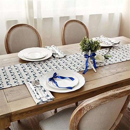 ADDMAT® Table Runner fashion American style Thick cotton and linen Rural pastoral Western food tablecloth Coffee table TV cabinet Sideboards , D , 35*180