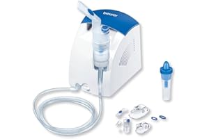 Beurer IH 26 Nébuliseur et irrigateur nasal avec compresseur : Inhalateur pour le traitement des maladies respiratoires, telles que le rhume et la bronchite