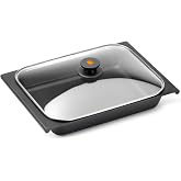 BRA Efficient | Roasting Pan with Lid, Black, 41 cm | Black, 41 cm
