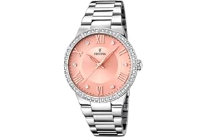 FESTINA Femme Analogique-Numérique Quartz Montre avec Bracelet en Acier Inoxydable