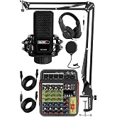 Lastvoice Rec&nbsp;Paket-3 St&uuml;dyo Kayıt Paketi MX-2020 Mikrofon Phantomlu&nbsp;Mikser&nbsp;Kulaklık Stand&nbsp;Filtre