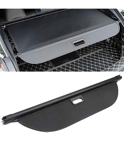Powerty Retractable Trunk Cover For 2012-2018 Ford Focus - Black Cargo Shade & Privacy Shield - View #9