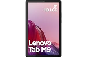 Lenovo Tab M9 - Tablette Tactile 9'' HD (MediaTek Helio G80, 8Coeurs, 4Go de RAM, 64Go eMMC, Android 12, WiFi+Bluetooth) Étui Transparent + Film de Protection + Alimentation - Gris