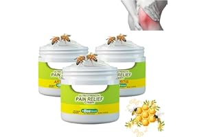 CHICNANA Bee Venom Cream for Arthritis, Bee Venom Joint and Bone Cream Joint Pain Relief Arthritis Ultra Strength Relief for Inflammation Soreness Muscle Recovery Bone Healing(3Pc)