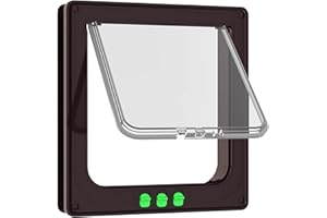 Moaobooh Sportello per gatti, resistente alle intemperie, facile da installare, per interni ed esterni, finestra, parete