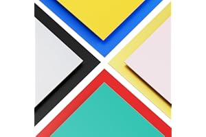 Creatorally Farbiges Sperrholzplatte 3mm, Laser Material Sperrholz 30x30 cm 8 Stück, Linde Holz für Lasercut Schneiden und Gravieren, Unbehandeltes Holzplatte zum DIY Holzver Brennung (8 Farben)