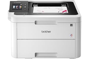 DAODYANG Brother HL-L3270CDW Compact Wireless Color Laser Printer - NFC, 2.7" Touchscreen, 25 ppm, 2400 x 600 dpi, Auto 2-Sided, 250 Sheet