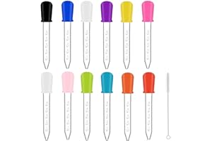 DDHHCP 13 Stück Pipette, Pipette 5ml, Pipetten, Einfach Zu Trennen Und Zu Waschen Für Kleiner Junge Und Kleines Mädchen-Futterspender, Gummi För Mchen Und Bastelarbeiten