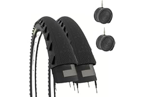 ECOVELO EBA26DSE 2 Copertoni Demi Slick 26 x 1.95 + Camere d’aria |Pneumatici 50 – 559 per MTB Trekking Bike Bici Ibrida