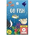 Talking Tables Go Fish Card Game for Kids | Animal Snap Travel Game for Children & Family with Educational Ocean Fact File (FISH-GOFISH), Fishgofish
