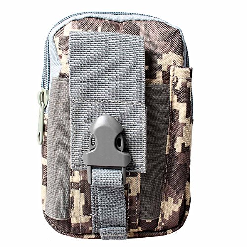 xhorizon® Universal Handytasche mit Gürtelschlaufe und Gürtel Latch Für Multi Mobiltelefon Modelle 6" Halfter Funktional Brieftasche Beutel