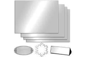 Yuragim Pannello in plastica ABS, 4 pezzi grezzi laser per incisione, 30 x 20 cm, 1,3 mm, incisione laser, materiale incisibile, piastre per incisione per targhetta, porta di casa, taglio fai da te