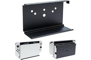 HIDEit Switch Mount - Wall Mount Nintendo Switch Dock (Black)