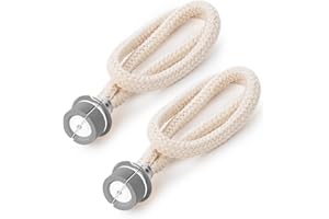 ULABLE 2 piezas de mecha de aceite mecha de repuesto con quemador para todas las lámparas catalíticas lámpara quemador mecha para quemador difusor aromaterapia decoración del hogar cabeza plateada