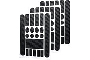 WBZOWRB Adhesivos para Cuadro de Bicicleta, protección de Cuadro de Bicicleta, Cuadro de Bicicleta Adhesivo de Carbono, protección de Pintura, película Protectora de Cuadro de Bicicleta, 3 Piezas