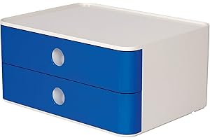 Han 1120-14 ALLISON SMART-BOX, designer drawer box, stackable with 2 drawers, Royal Blue