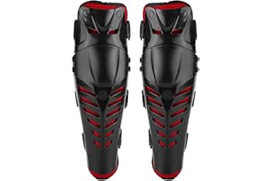 Eurobuy Coppia di Ginocchiere da Motocross da Motociclismo Protezioni Protezioni per Protezioni PE + Schiuma Eva