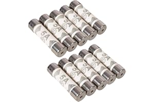 Nartel® BS1362 Fuse Cartridge 5 amp for UK plugs (Pack of 10)