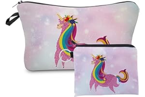 FAVORTALK Make Up Organiser 2 Pack Small Coin Purse and Cute Cartoon Wallet Mini Purse Holder for Women Girls Children Pouch Small Change Bag for Coin, Credit Card, Keys, Lipstick, 0207