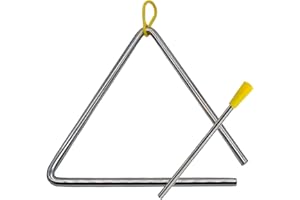 TRIXES Triangle d'instruments de musique 4" - Jouez des instruments - Convient aux adultes, enfants, tout-petits