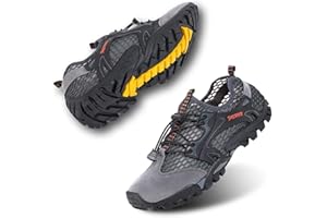 VTASQ Buty trekkingowe męskie letnie sandały sportowe siatkowe outdoorowe wędkarz wodne sandały plażowe oddychające lekkie szybkoschnące